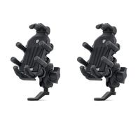 Kueohse 2X Support de Téléphone pour Moto avec Amortisseur de Vibrations pour Téléphones de 4,7 à 7,1 Pouces, Support de Rétroviseur Universel