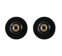 Kueohse 2X Support en Caoutchouc pour Meuleuse D'Angle M14, Tampon de Support de Meulage Auto-Adhésif Abrasif 3 Pouces
