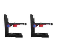 Kueohse 2X Support Magnétique de Niveau Holographique Base de Positionnement Holographique Réglable en Forme de L Adaptateur de de 5/8 Pouces