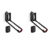 Kueohse 2X Support Mural Pivotant pour Vélo, Supports Muraux pour Vélo de Route pour Garage, Supporte Jusqu'à 77 LB, Accessoires de Vélo