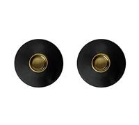 Kueohse 2X Tapis Antidérapant pour Violoncelle, Support de Pique, Support de Repose-Pique, Pièces pour les Yeux, Butée Ronde pour Violoncelle, Coussinet de Notes de Musique, Instruments