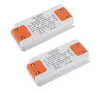Kueohse 2X Transformateur LED 12 V 15 W Transformateur LED Basse Tension Sans Bruit Alimentation Du Pilote LED pour Lampe LED G4 MR16 MR11 GU4 GU5.3