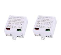 Kueohse 2X Transformateur LED 12V/DC, Mini Transformateur 0-10W, Alimentation, Transformateur Électronique pour Lumières LED 12V et Lumière LED