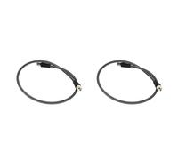 Kueohse 2X Tuyau Régulateur de Plongée Professionnel Tissé Flexible et Sûr pour Plongée sous-Marine, Tuyau 80 cm