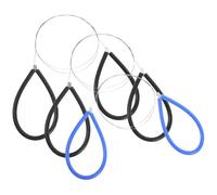 Kueohse 3 Coupe-Argile, Outils pour Argile en de Fer, Outils de Coupe D'Argile, Outils de Coupe de Poterie avec Manche en Plastique, Outils de Poterie en de Fer