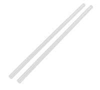 Kueohse 3 Mm X 250 Mm Forme Ronde Acrylique Solide Rod Pmma Barre Extrudée Clair 2 Pcs