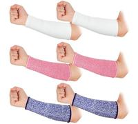 Kueohse 3 Paires de Protège-Bras pour Peau Fine et Ecchymoses, Manchon D'-Bras Résistant Aux Coupures, Manchon de Protection Contre les Brûlures de Bras de Niveau 5