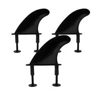Kueohse 3 PièCes Ensembles D'Ailettes de Planche de Surf Souples pour Accessoires de Planches de Surf Conseil Souple Planche à Pagaie