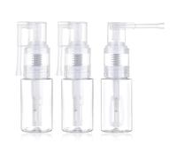 Kueohse 3 Pièces Glitter Duster Pulvérisateur, 35ml Transparent Glitter Duster Pulvérisateur Bouteille, Poudre Sèche Vaporisateur-Bouteille Vide