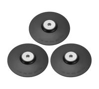 Kueohse 3 Tampons de Support en Plastique pour Meuleuse D'Angle Compatibles avec le Disque de Ponceuse à Filetage Interne M14, Meuleuse D'Angle de 180 mm de Diamètre