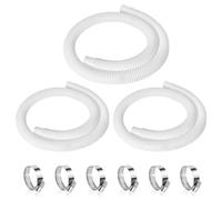 Kueohse 3 Tuyaux de Piscine de 1,25 Pouces, 59 Pouces de Long, Tuyaux de Pompe de Piscine Accessoires pour Toutes les Pompes de Filtre de Piscine Hors Sol de 1-1/4 Pouces de Diamètre, Faciles à Utilis