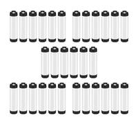 Kueohse 30 Pièces Bouteilles à Presser pour Condiments de 16 Oz Bouteille à Presser en Plastique Inversé pour Sauces Distributeur à Grande Valve à Pointe Rechargeable