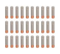 Kueohse 30 Pièces MB15AK Embouts de Buse de Soudage Revêtement Protéger M6 Embout de Buse à Gaz 0,8 mm Pièces D'Outils de Soudage MIG