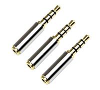 Kueohse 3pièces 3.5mm Male A 2.5mm Connecteur D'Audio Stereo Convertisseur Adaptateur