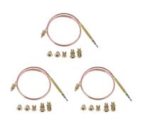 Kueohse 3pièces 60 cm Cuisinière à Gaz Thermocouple Chauffage Partie Brûleur Universel Cheminée Remplacer Adaptateurs Contrôleur de Température Numérique