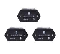 Kueohse 3X AC100-250V Générateur Scellé Compteur Horaire pour Générateur Bateaux Automobiles ATV UTV Go Carts
