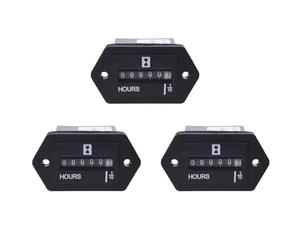 Kueohse 3X AC100-250V Générateur Scellé Compteur Horaire pour Générateur Bateaux Automobiles ATV UTV Go Carts