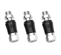 Kueohse 3X Adaptateur de Détendeur de Plongée sous-Marine Connecteur Fileté 9/16 avec Interrupteur Marche/Arrêt Valve Remplacement Moyenne Pression, Style C