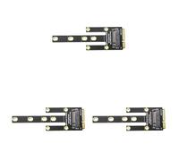 Kueohse 3X Carte D'Extension MPCIE vers Key-M Slot D'Extension MINIPCI-E vers NVME M2 Carte Adaptateur Interface WiFi vers Disque M.2