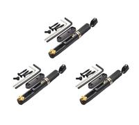 Kueohse 3X Chevalet de Guitare Électrique Sans Tête avec Clé pour Guitare Électrique Sans Tête Noir