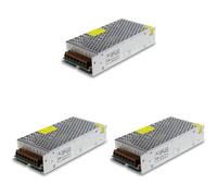Kueohse 3X DC 12V 15A 180W Transformateur D'Alimentation Commutateur AC 110V / 220V à DC 12V 20Amp Commutation Adaptateur Convertisseur LED(15A)