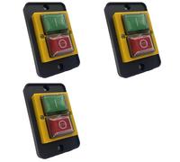 Kueohse 3X Interrupteur Intégré DZ05 400 V pour Divers Outils Électriques Stationnaires - Identique à la Construction KJD18