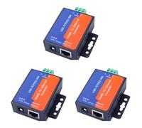 Kueohse 3X Port Série Modbus RS485 vers Serveur Convertisseur Ethernet -TCP232-304 Transmission de Données DHCP/Pris en Charge