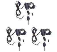 Kueohse 3X Scooter Électrique Serrure D'Allumage ylindre Interrupteur de Démarrage Serrure Électrique Scooter Accessoires de Remplacement pour