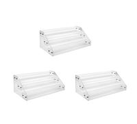 Kueohse 3X Support de CD en Acrylique Transparent à 3 Niveaux, Support de Rangement en Cascade pour CD