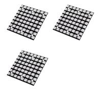 Kueohse 3X WS2812 LED 5050 RGB 8x8 LED Matrix WS2812B 8x8 64 Bits Full Color 5050 RGB LED Lamp Panel Light