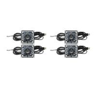 Kueohse 4 Modules de Caméra 100 Degrés 1MP OV9732 1280X720 USB Pilote Gratuit Mise au Point Manuelle, avec Câble de 2 Mètres pour Winxp/7/8/10