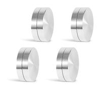 Kueohse 4 Pièces 30 mm Toupies de Coupe de Poterie, Mini Outils de Roue de Poterie en Métal, Stabilisateur de Garniture D'Outils en Céramique