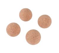 Kueohse 4 Pièces Bouchon de Boule de LièGe de Vin Bouchon de LièGe de Vin Boule de LièGe en Bois pour Le Remplacement du LièGe de Carafe