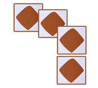 Kueohse 4 Pièces de Housses de Protection pour Presse à Chaud, Antiadhésives, Résistantes à la Chaleur, Réutilisables, Tapis, Oreiller (15 X 15 Pouces)