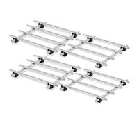 Kueohse 4 Pièces Dessous de Plat en Acier Inoxydable pour Casseroles et Poêles Dessous de Plat Supports de Refroidissement pour Coussins Chauds Support de Casseroles et de Cuisson