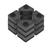 Kueohse 4 Pièces Machine à Laver Coussins D'Augmentation de Hauteur Anti-Coussinets Silencieux Tapis de Protection pour Réfrigérateur Support de Sèche-Linge 11,5 cm