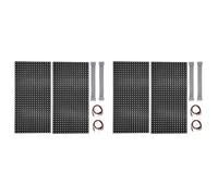 Kueohse 4 Pièces P10 Module LED Extérieur Polychrome HUB75 SMD3535 32x16 Pixels Panneau D'Affichage LED 320x160mm Pilote 1/4S