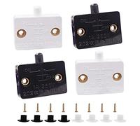 Kueohse 4 PièCes SéRies Interrupteur de Porte D'Armoire Interrupteur de Lampe Tiroirs Ouverts sur Porte FerméE pour 12V 24V 110V