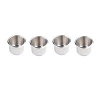 Kueohse 4 Pièces Support de Canette de Boisson Encastré pour Bateau Marine Yacht RV Support de Tasse en Acier Inoxydable