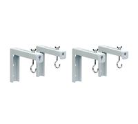 Kueohse 4 Pièces Support de Rideau de Projecteur Écran de Projecteur Support de en L Support de Suspension Support de D'Extension Réglable
