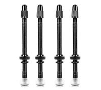 Kueohse 4 Tiges de Valve Presta sans Chambre à Air pour Vélo en Alliage D'Aluminium 80 mm avec Outil de Retrait de Noyau de Valve