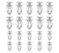 Kueohse 40 Pièces D'Ancrage et Vis de Porte Creuse, Ancrages de Porte à Noyau de Fixation de Cavité Métallique Creuse pour Feuille de Mur Creux de Porte de 0 à 5 mm