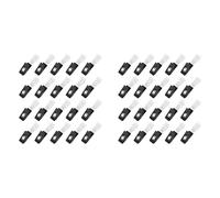 Kueohse 40 Pièces Pinces pour Drapeau Jardin, Bouchons Drapeau Jardin, Clip Anti-Vent pour Drapeau, Pinces pour Mât Drapeau Pelouse, Support pour Mâts Drapeau Jardin