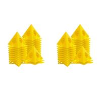Kueohse 40 Pièces Séries Supports de Pyramide de Peintre, Supports de Peinture D'Armoire pour Contremarches de Porte D'Armoire en Toile, Supports de Support de Toile de Peinture Coulée