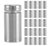 Kueohse 400 Paquets de Vis D'Écarteur de Signe Vis de Publicité Montures D'Écartement Mural Clou Acrylique en Verre pour les Illustrations en Verre et les Affiches (1/2 X 1 Pouce)