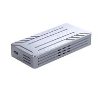 Kueohse 40Gbps Boîtier SSD NVMe M.2 vers Adaptateur USB avec Ventilateur de Refroidissement Intégré, Boîtier en Aluminium, Prend en Charge Les Tailles 2242/2260/2280