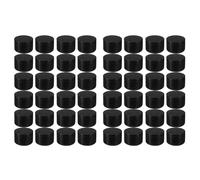 Kueohse 48 Pièces Étiquettes Décoratives pour Pots de Bougies Boîtes de Rangement Vides Bougies en Fer Blanc Bougeoirs Récipients Ronds en Étain, D