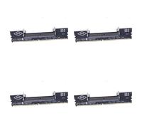 Kueohse 4X Carte Adaptateur Mémoire DDR5 pour Ordinateur Portable vers Ordinateur de Bureau, Adaptateur de Connecteur RAM, Carte So-DIMM vers Convertisseur PC