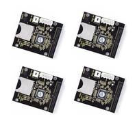 Kueohse 4X Carte Convertisseur SD vers 3,5 Pouces IDE 40 Broches Adaptateur de Carte SD IDE Carte Adaptateur de Stockage Intégrée SSD Carte D'Extension IDE
