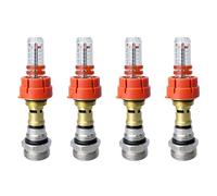 Kueohse 4X Collecteur en Acier Inoxydable pour Remplacer le Débitmètre pour les Accessoires de Séparateur D'Eau de Chauffage par le Sol